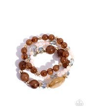 Load image into Gallery viewer, Paparazzi Cheerful Collection Brown Bracelet

