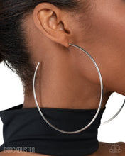 Load image into Gallery viewer, Paparazzi Colossal Couture Silver Earrings

