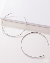Load image into Gallery viewer, Paparazzi Colossal Couture Silver Earrings
