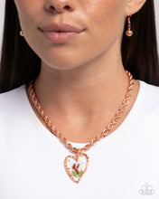 Load image into Gallery viewer, Paparazzi Coming Around Copper Necklace
