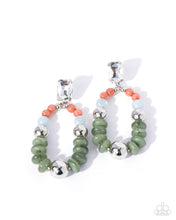 Load image into Gallery viewer, Paparazzi Cosmopolitan Color Green Earrings

