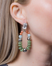 Load image into Gallery viewer, Paparazzi Cosmopolitan Color Green Earrings
