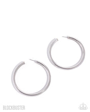 Load image into Gallery viewer, Paparazzi Curve Ball Silver Earrings
