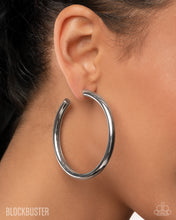 Load image into Gallery viewer, Paparazzi Curve Ball Silver Earrings

