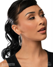 Load image into Gallery viewer, Paparazzi Curve Ball Silver Earrings
