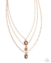 Load image into Gallery viewer, Paparazzi Driven Dazzle Brown Necklace
