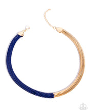 Load image into Gallery viewer, Paparazzi Dynamic Duality Blue Necklace
