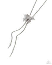 Load image into Gallery viewer, Paparazzi Adjustable Acclaim Silver Necklace
