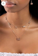 Load image into Gallery viewer, Paparazzi Butterfly Beacon - Rose Gold Necklace
