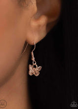 Load image into Gallery viewer, Paparazzi Butterfly Beacon - Rose Gold Necklace

