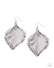Load image into Gallery viewer, Paparazzi Feathered Flair Silver Earrings
