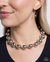 Load image into Gallery viewer, Paparazzi Flattery Will Get You Everywhere Silver Necklace

