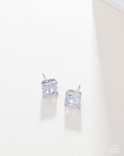 Load image into Gallery viewer, Paparazzi GLOW Time White Earrings
