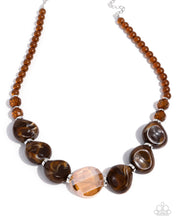 Load image into Gallery viewer, Paparazzi Gallery Walk - Brown Necklace
