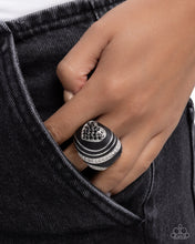 Load image into Gallery viewer, Paparazzi Heartfelt Hype Black Ring
