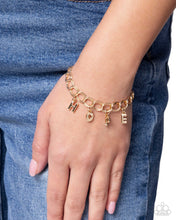 Load image into Gallery viewer, Paparazzi Hopeful Hero Gold Bracelet
