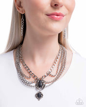 Load image into Gallery viewer, Paparazzi Laurel Layover Black Necklace
