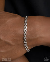 Load image into Gallery viewer, Paparazzi Lethal Links Silver Bracelet

