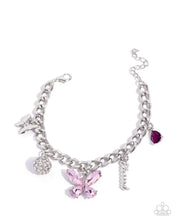 Load image into Gallery viewer, Paparazzi Luminous Lift Pink Bracelet

