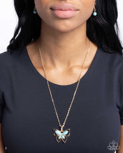 Load image into Gallery viewer, Paparazzi Papillon Persuasion Gold Necklace
