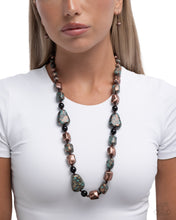 Load image into Gallery viewer, Paparazzi Passionate Patina Copper Necklace
