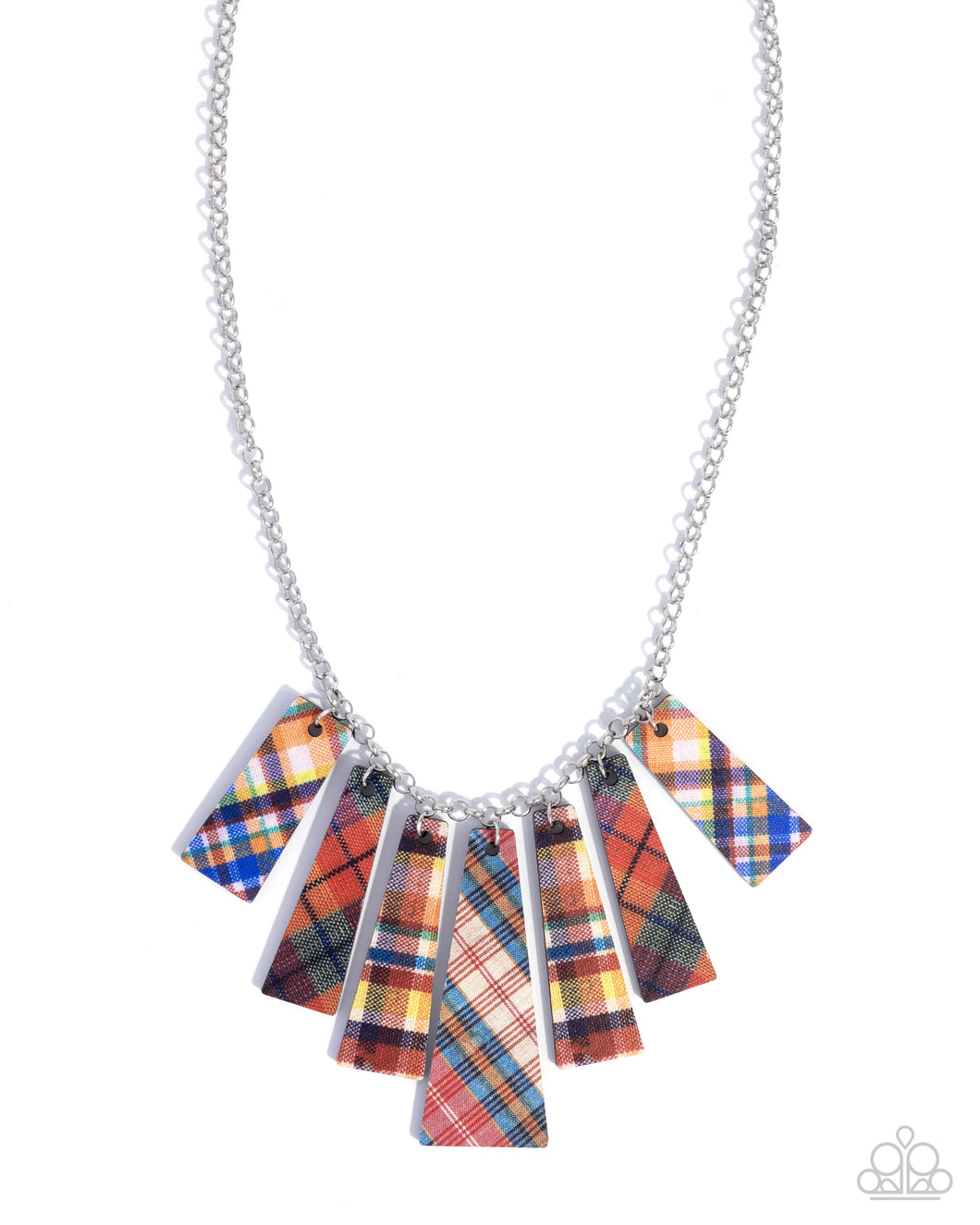 Paparazzi Pleasing Plaid Red Necklace