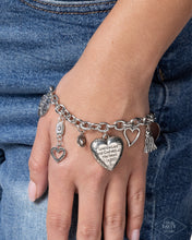 Load image into Gallery viewer, Paparazzi Pure In Heart Silver Bracelet

