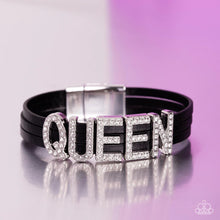 Load image into Gallery viewer, Paparazzi Queen of My Life Black Bracelet

