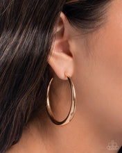 Load image into Gallery viewer, Paparazzi Sleek Selvage Gold Earrings
