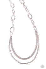 Load image into Gallery viewer, Paparazzi Street Beat Silver Necklace
