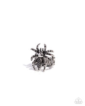 Load image into Gallery viewer, Paparazzi Tarantula Twist Black Ring

