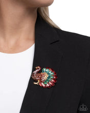 Load image into Gallery viewer, Paparazzi Thanksgiving Tenure Multi Brooch
