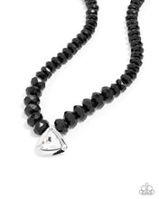 Load image into Gallery viewer, Paparazzi Trailblazing Triangle Black Necklace
