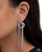 Load image into Gallery viewer, Paparazzi Twisted Tale Silver Earrings
