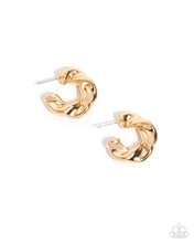Load image into Gallery viewer, Paparazzi Twisted Talent Gold Earrings
