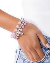 Load image into Gallery viewer, Paparazzi Shattered Style - Pink Bracelet
