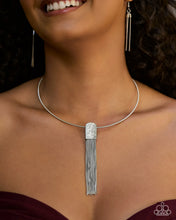 Load image into Gallery viewer, Paparazzi Tassel Tremolo - Silver Necklace
