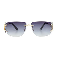 Load image into Gallery viewer, PRE-ORDER - Black Rimless Temple Sunglasses
