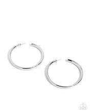 Load image into Gallery viewer, Paparazzi Sleek Staple - Silver Earrings
