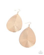 Load image into Gallery viewer, Paparazzi Stamped Sensation - Gold Earrings
