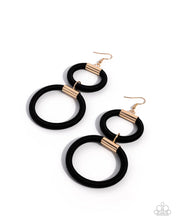 Load image into Gallery viewer, Paparazzi Millennial Movement - Black Earrings
