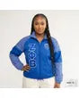 Load image into Gallery viewer, PRE-ORDER - Zeta Phi Beta Sorority Lightweight Houndstooth Windbreaker Jacket - Royal Blue
