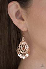 Load image into Gallery viewer, Paparazzi Chime Chic Rose Gold Earrings
