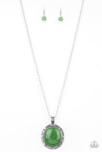 Load image into Gallery viewer, Paparazzi Stone Aura Green Necklace
