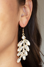 Load image into Gallery viewer, Paparazzi Ice Garden Gala - Gold Earrings
