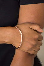 Load image into Gallery viewer, Paparazzi Awesomely Asymmetrical Rose Gold Bracelet
