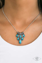 Load image into Gallery viewer, Paparazzi You Should See Me In A Crown Blue Necklace
