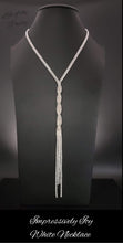 Load image into Gallery viewer, Paparazzi Impressively Icy White Necklace (March 2022 Life of the Party)
