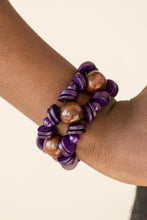 Load image into Gallery viewer, Paparazzi Fiji Fabulous - Purple Bracelet

