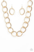 Load image into Gallery viewer, Paparazzi The Challenger Gold Necklace
